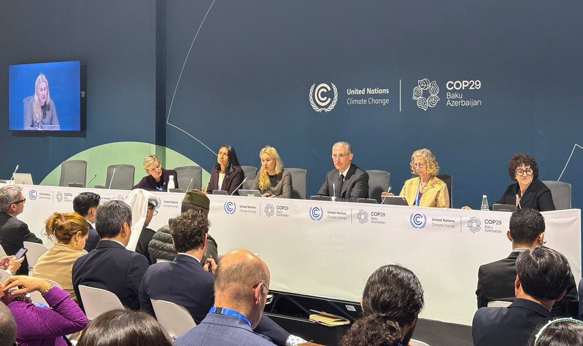 Energy4Europe's tweet photo. Today the #GMP Ministerial at #COP29 gathered high-level representatives, incl Commissioner @KadriSimson,  to showcase progress achieved to #ReduceMethane.

Only 6 years left to turn the Global #MethanePledge commitments into action. Figures &amp; facts 👇

https://t.co/AgybMVZg6P https://t.co/QWbHL7W43x