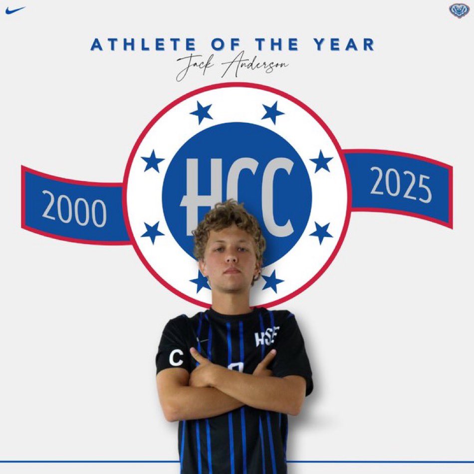 Congratulations to our HC Chris White on being named HCC coach of the year. He guided the Royals to their 2nd conf championship in history and undefeated regular season!

Also congrats to Jack Anderson on being named HCC POTY. This is the first POTY for HCC. Well done Captain.
