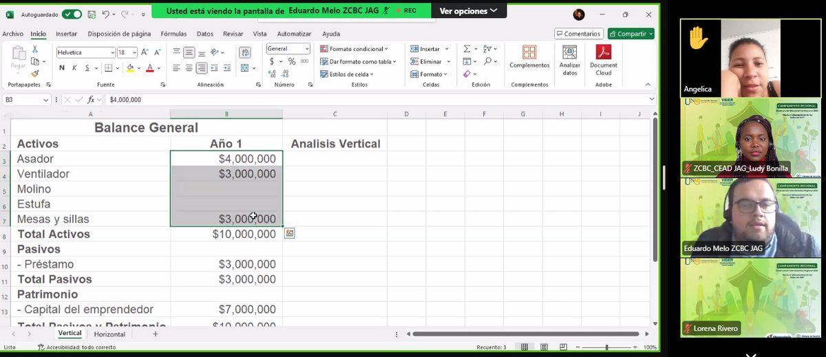 <a href="/ElOIRdelaRegion/">El OIR de las Regiones UNAD</a> <a href="/UNAD_ZCBC/">UNAD Zona Centro Bogotá Cundinamarca</a> <a href="/UNAD_ZCBC/">UNAD Zona Centro Bogotá Cundinamarca</a>   #REDES_OIR Se desarrolla la Carpa 1 de #RED_REGIO, nos encontramos realizando el taller práctico con modelo de negocios de una de nuestras emprendedores, aplicando los conceptos del taller Controla tus finanzas ejecutada por el docente <a href="/EduardoMeloA/">Eduardo Melo</a>
