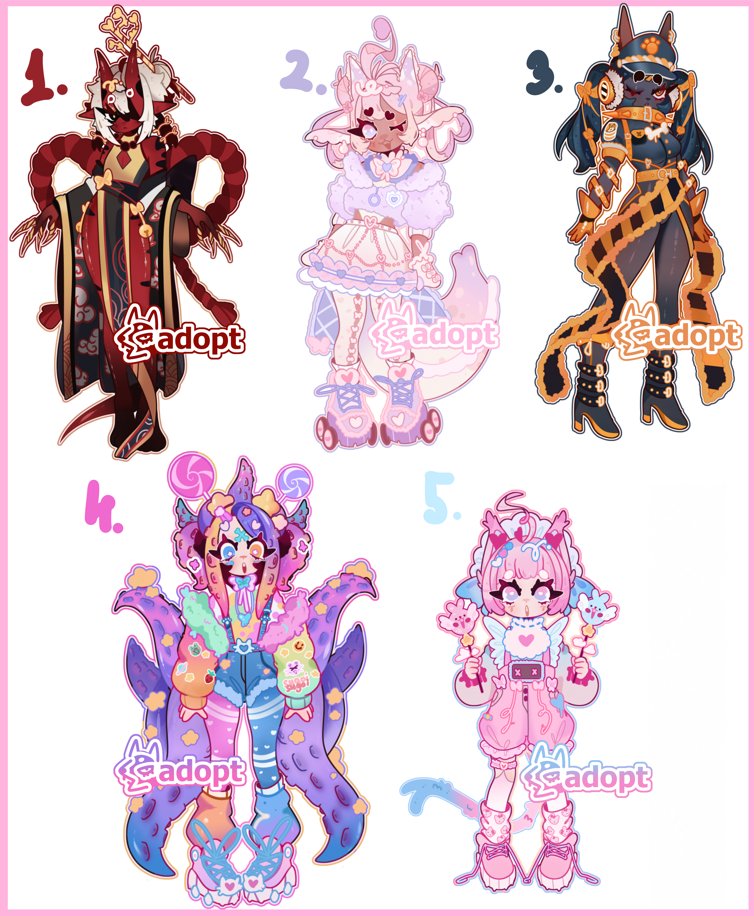 gorccie's tweet image. New adopt pack RANDOMIES   
Set-price: 40 usd for each
Paypal via lavatop (accepts paypal and works like boosty/hipolink/ko-fi), hipolink/boosty via bank cards or virtual bank cards  
#adopt #adopts #adoptable #auction #art #humanoid