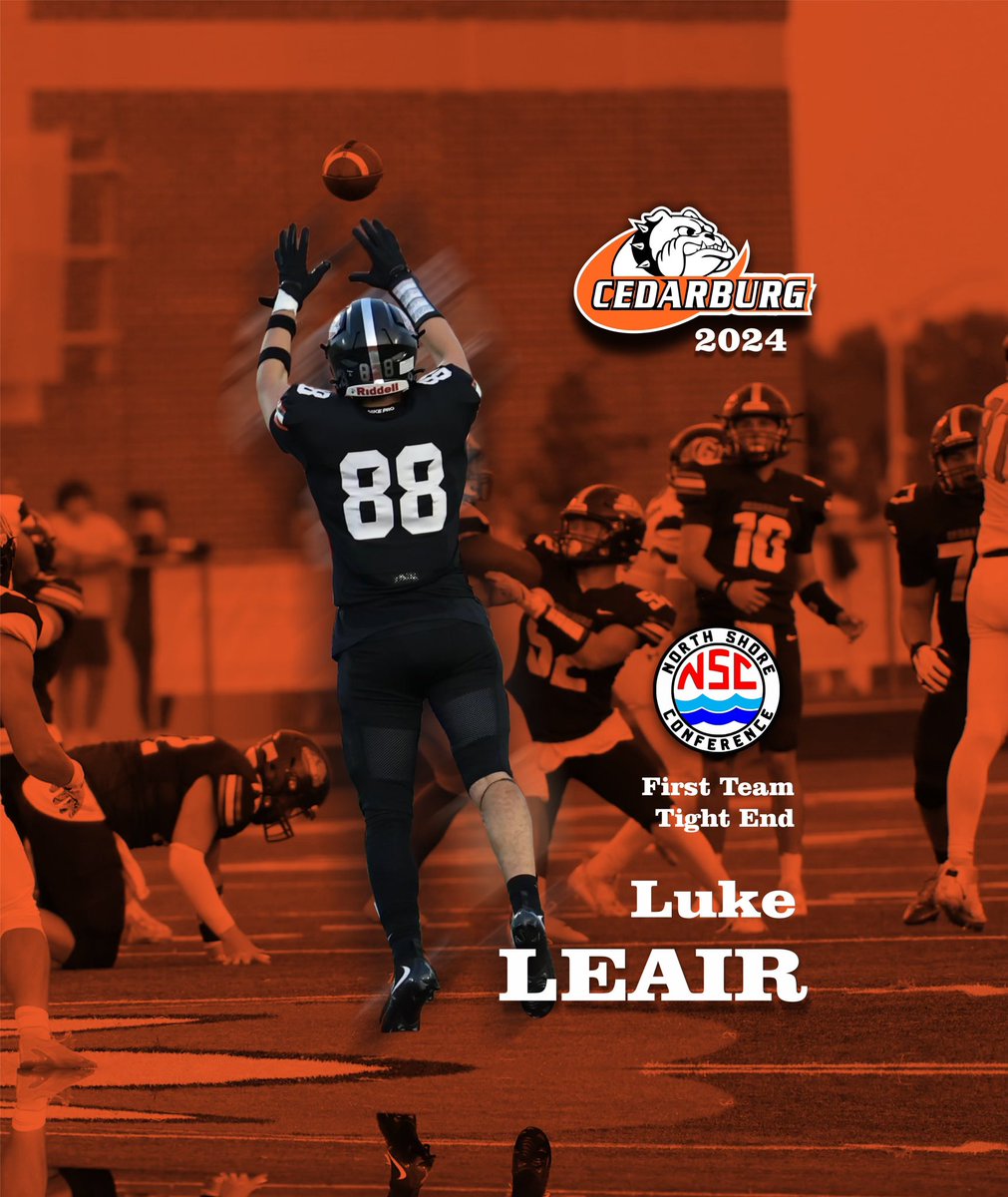 North Shore Conference Football Honors. Congratulations Luke!