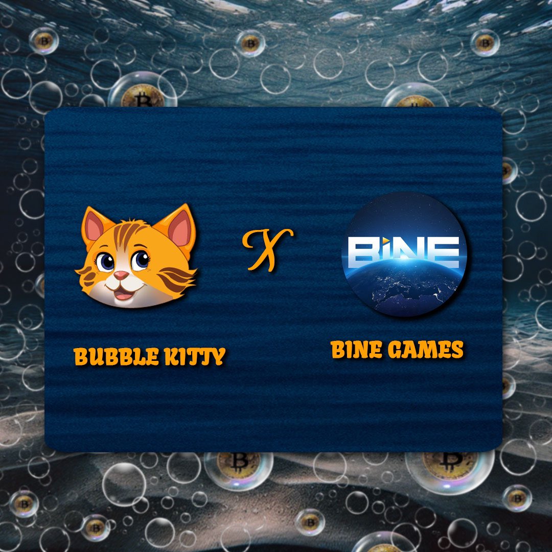 🫧🐱 Exciting news! <a href="/BubbleKittyCoin/">BubbleKitty</a> is teaming up with <a href="/Bine_Games/">Bine Games</a> to bring you more rewards and fun. Dive in, earn points, and unlock exclusive perks! Stay tuned for more updates! 

Explore now: t.me/Bubble_Kitty_G…

#BubbleKitty #Bine #Partnership #ClickToEarn