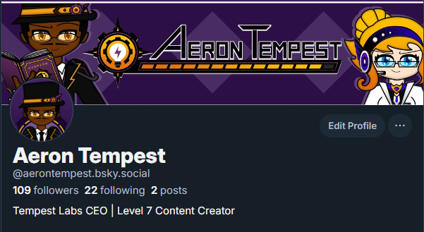AeronTempest's tweet photo. For those of you who are migrating over to BlueSky, I do have an account on there. Given the direction Twitter is heading toward, I'm going to be posting there from here on out. https://t.co/GBmdgiljak