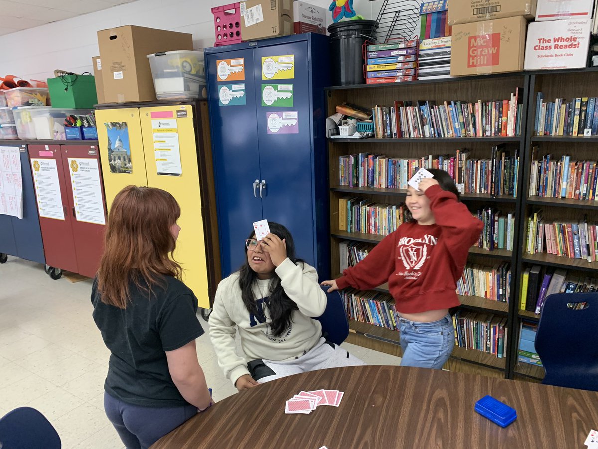 Try this at home! Multiplication War to practice basic facts. Laughter and math in the class makes a heart happy!