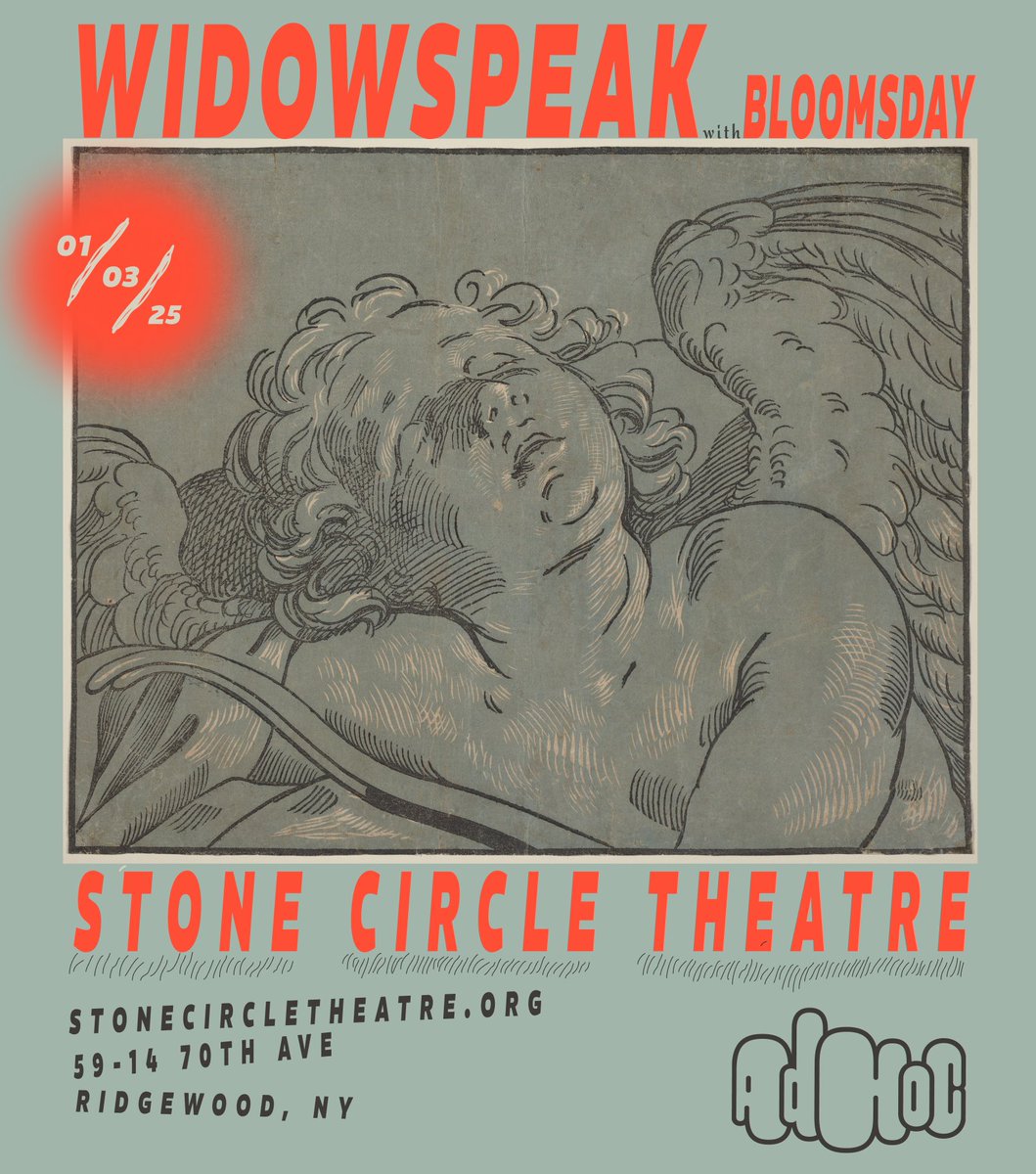 AdHoc (@adhocfm) on Twitter photo 🗣️ 𝓸𝓷-𝓼𝓪𝓵𝓮 𝓷𝓸𝔀: <a href="/widowspeaking/">Widowspeak</a> at stone circle theatre (<a href="/StoneCircleRPC/">Stone Circle Theatre Official</a>) in ridgewood, queens with @bloomsday on 1/3!
(this will be a very special and intimate show – and will DEFINITELY sell out!!) 🗣️ 𝓸𝓷-𝓼𝓪𝓵𝓮 𝓷𝓸𝔀: <a href="/widowspeaking/">Widowspeak</a> at stone circle theatre (<a href="/StoneCircleRPC/">Stone Circle Theatre Official</a>) in ridgewood, queens with @bloomsday on 1/3!
(this will be a very special and intimate show – and will DEFINITELY sell out!!)