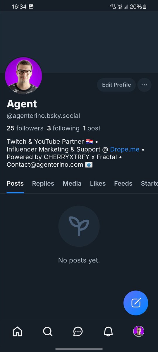 Check me out on the 🦋 app!