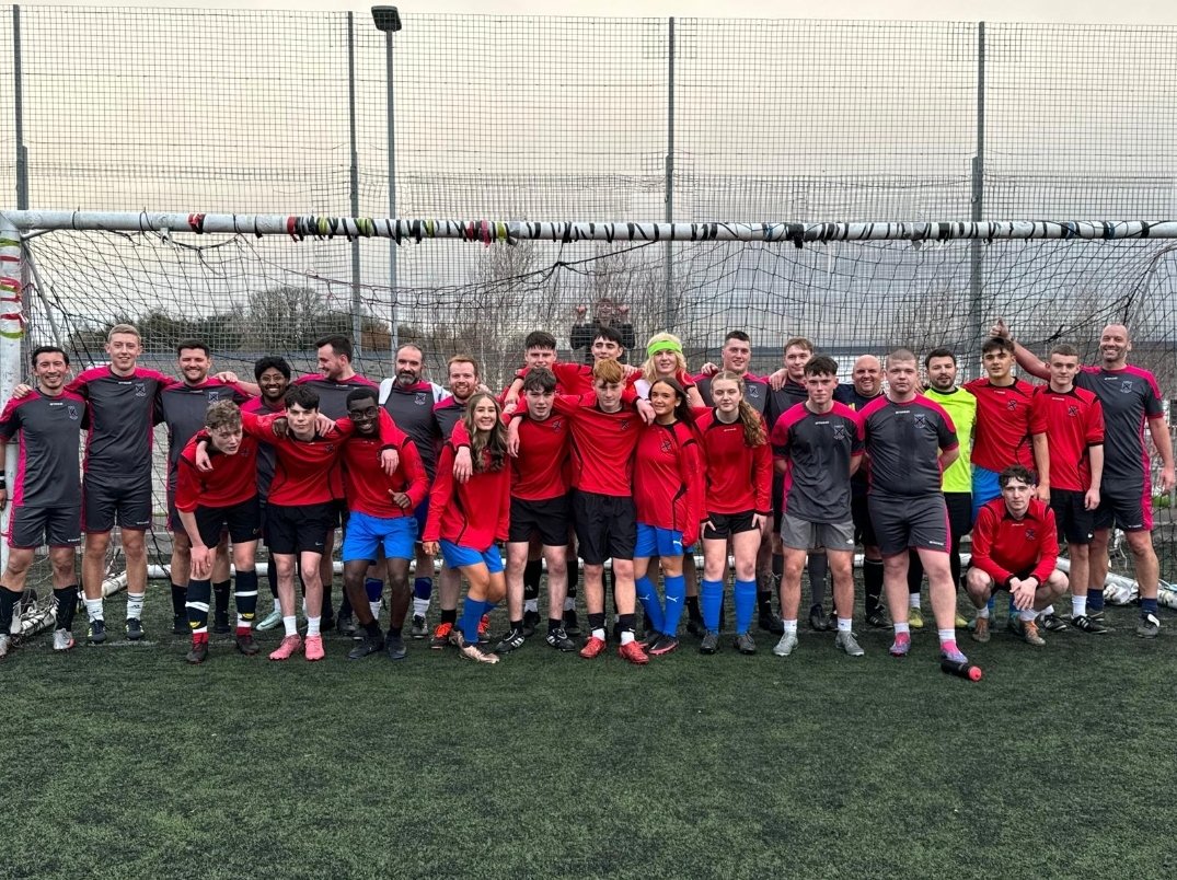 Children in Need ⚽️ match played in great spirits - 150 pupils watching the thriller! Staff took 2-0 lead in 2nd half, but some impressive S6 play equalled with 10 to go. A penalty for staff made it 3-2 that they saw out with 3 goal line clearances! Lots of cash raise for CiN 💪🏼