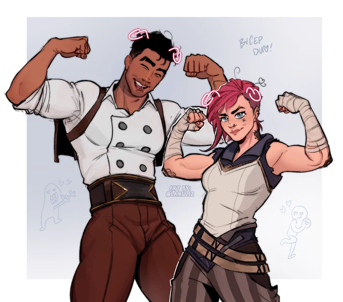 can't wait to see these two being miserable tomorrow #Arcane #Jayce #Vi 