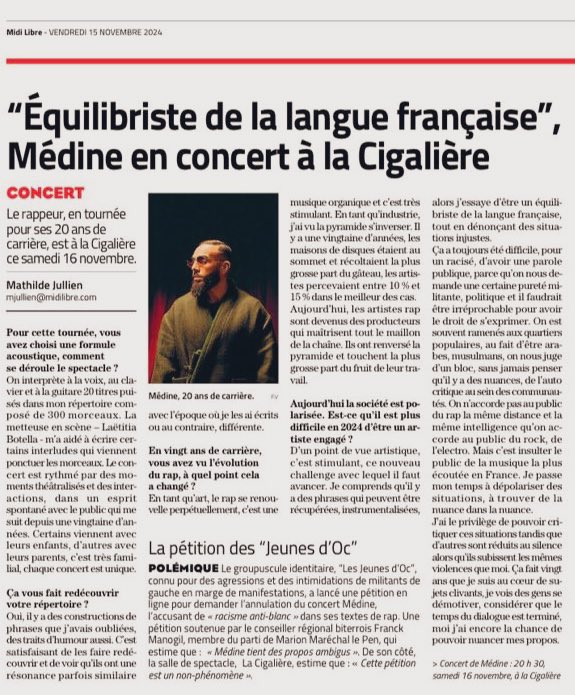 Medinrecords's tweet photo. À demain Serignan 👌
https://t.co/gK4NFnzZei https://t.co/L3LflkfjAA