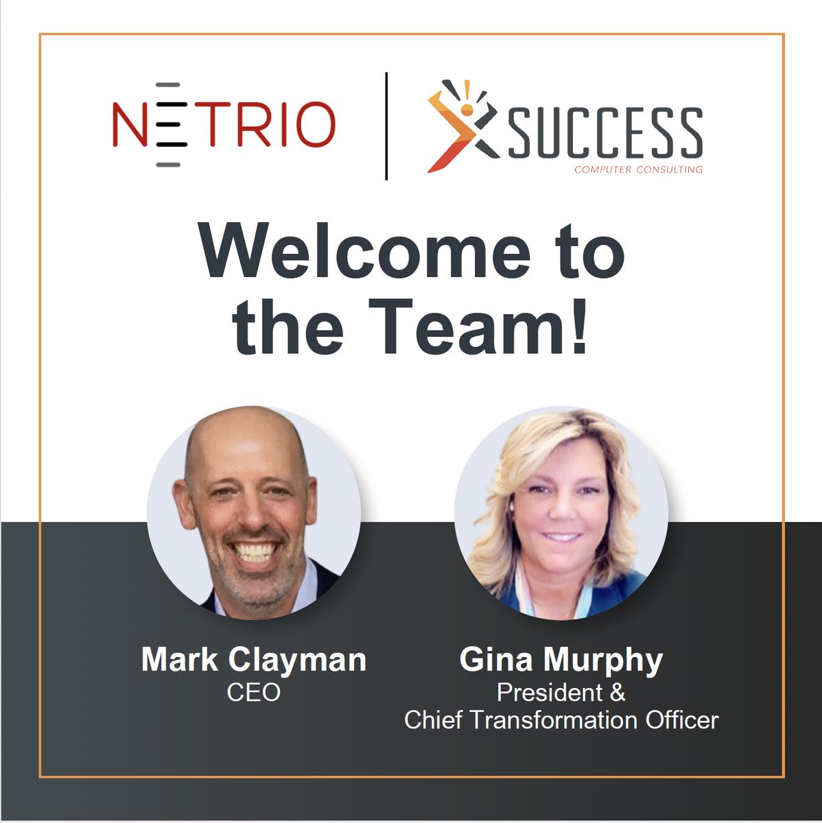 NETRIO_llc's tweet image. From @CRN to @ChannelInsider, it’s great to see the industry recognition for our new CEO Mark Clayman and President and Chief Transformation Officer Gina Murphy.
Here’s a sample 👉 hubs.li/Q02Yghqb0
#managedservice #cybersecurity #mdr #mssp