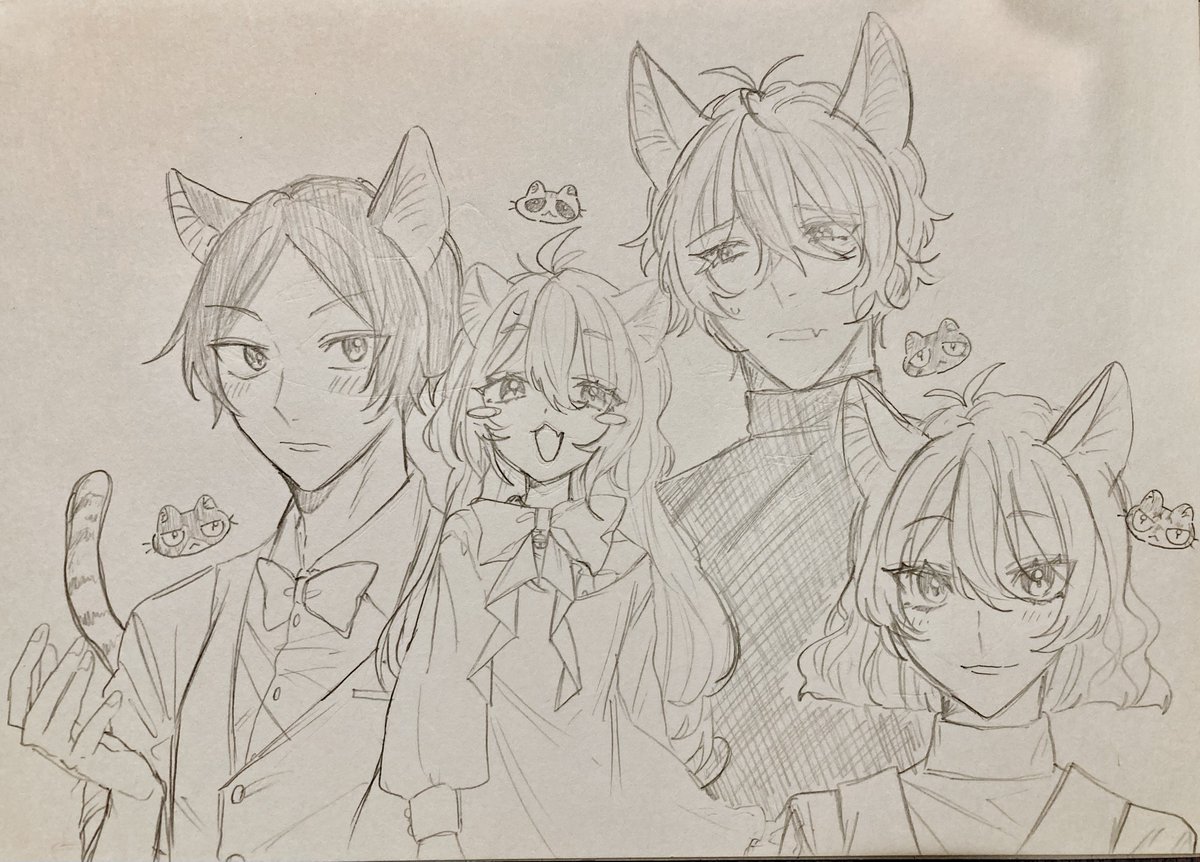 乗せられる絵がない
とりあえず我が家の擬人化ネコチャン載せとこ…… 