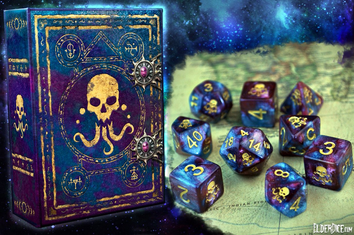 💀The Seal of Yog-Sothoth is strongly associated with the god Yog-Sothoth’s cult and depicts a tentacled skull-shaped head with many eyes, thought to be the visage of Yog-Sothoth in one of its many manifestations. Are you one of its followers?💀
#yogsothoth #Dice #elderdice #d20