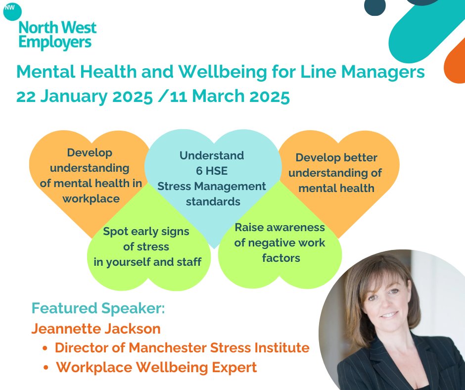 Due to the enthusiastic participation, we will organise another 'Mental Health and Wellbeing for Line Managers' session delivered by <a href="/JJNutrition/">Jeannette Jackson</a>  in March.

Register via shorturl.at/nHFVR to learn more about managing the mental health of your teams!