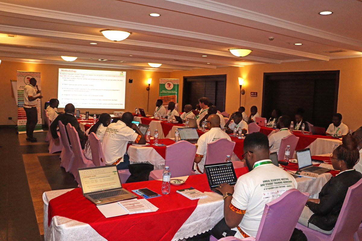cam_crid's tweet photo. #ACoMVeC annual meeting was held in #Uganda. It opened on November 4th with a welcome word by the projectβs PI, Prof @cwondji. Postdocs made an overview and progress of their #research activities. Among them were @MicheleYimga, Dr William Kuipou and Dr Luther Manyombe from #CRID. https://t.co/u7MntnXnLj