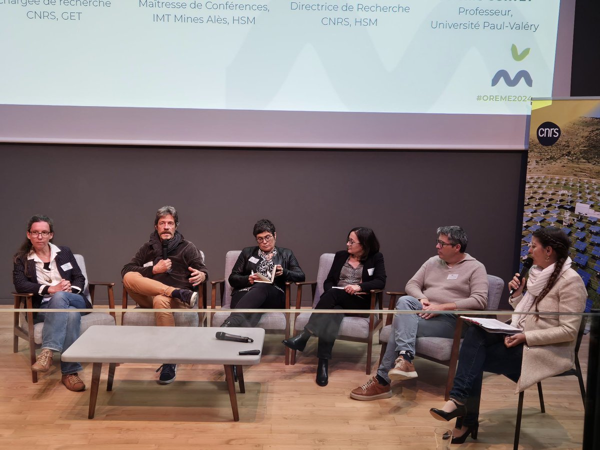 Table Ronde : "Ressources minérales et transition écologique"
Discutions sur la planète habitable et les ressources minérales critiques

👉Retrouvez prochainement sur notre antenne l'interview de Benoît Ildefonse, chercheur au CNRS et Directeur de Geosciences

#OREME #ressources