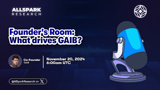 AlSparkResearch's tweet photo. 📅 Tomorrow is the day! Get ready to join us at 6AM UTC for an engaging Founders Room session with @konyk001 from @gaib_ai. 

Expect deep dives into AI, tech, and future-focused Web3 solutions. 

Space: https://t.co/LxJzCd6v6u

See you there! #GAIB #AI #FoundersRoom https://t.co/iqhklUMMmv