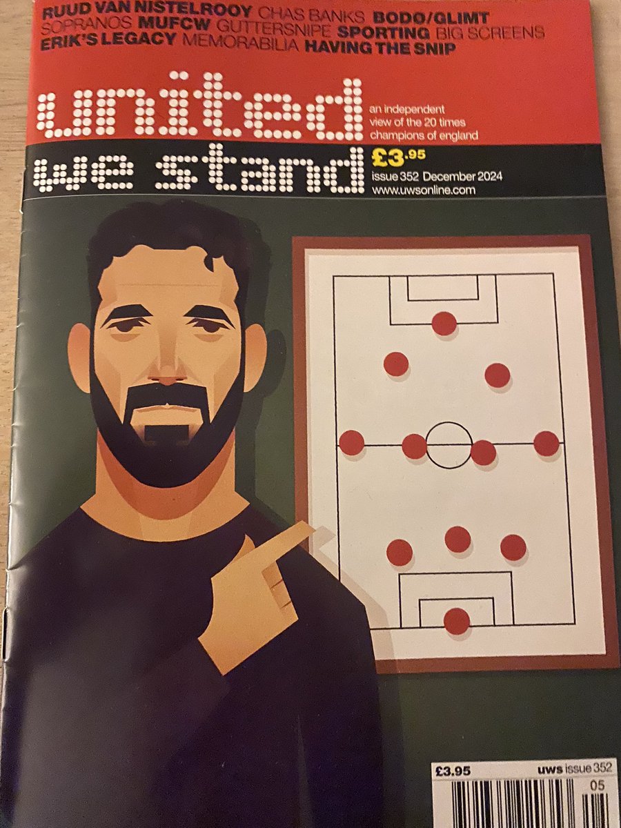 Looking forward 🤩🤩🤩

Playing football the Matt Busby way 🏟️🛣️⚽️

3-4-3 🤷

#UnitedWeStand
#ManchesterUnited 
#RubenAmorim