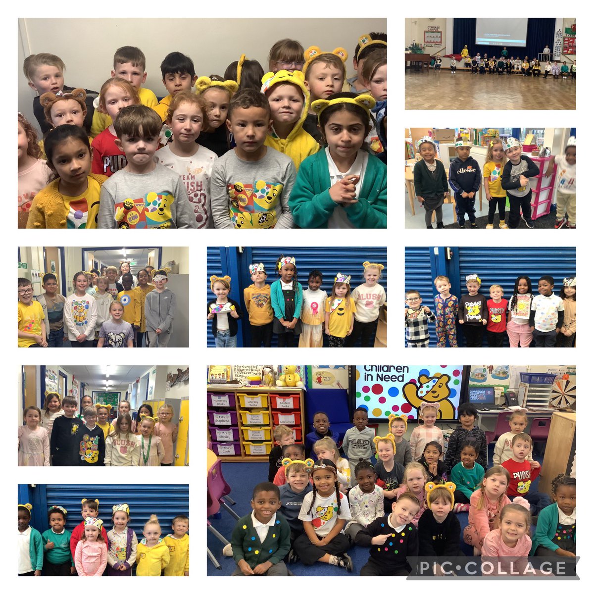 Greenway PS (@greenwayprimary) on Twitter photo Da iawn pawb.
We have raised over £150 for <a href="/BBCCiN/">BBC Children in Need</a> the children have enjoyed taking part in fun activities and raising money for such a good cause. Bendigedig Da iawn pawb.
We have raised over £150 for <a href="/BBCCiN/">BBC Children in Need</a> the children have enjoyed taking part in fun activities and raising money for such a good cause. Bendigedig