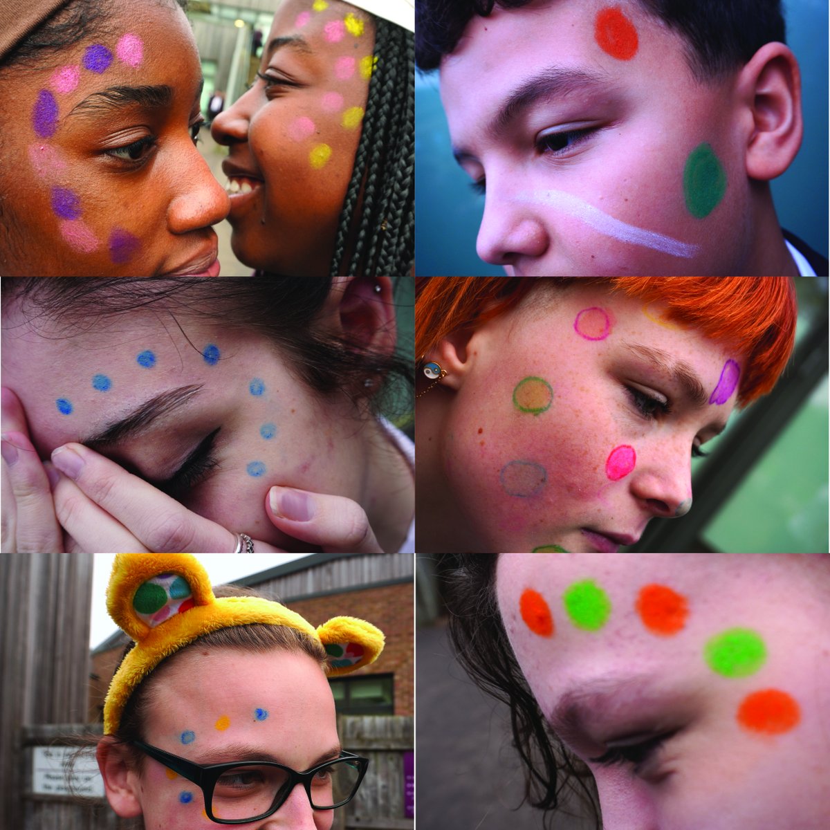 Students became rather spotty at school today!
<a href="/BBCCiN/">BBC Children in Need</a>