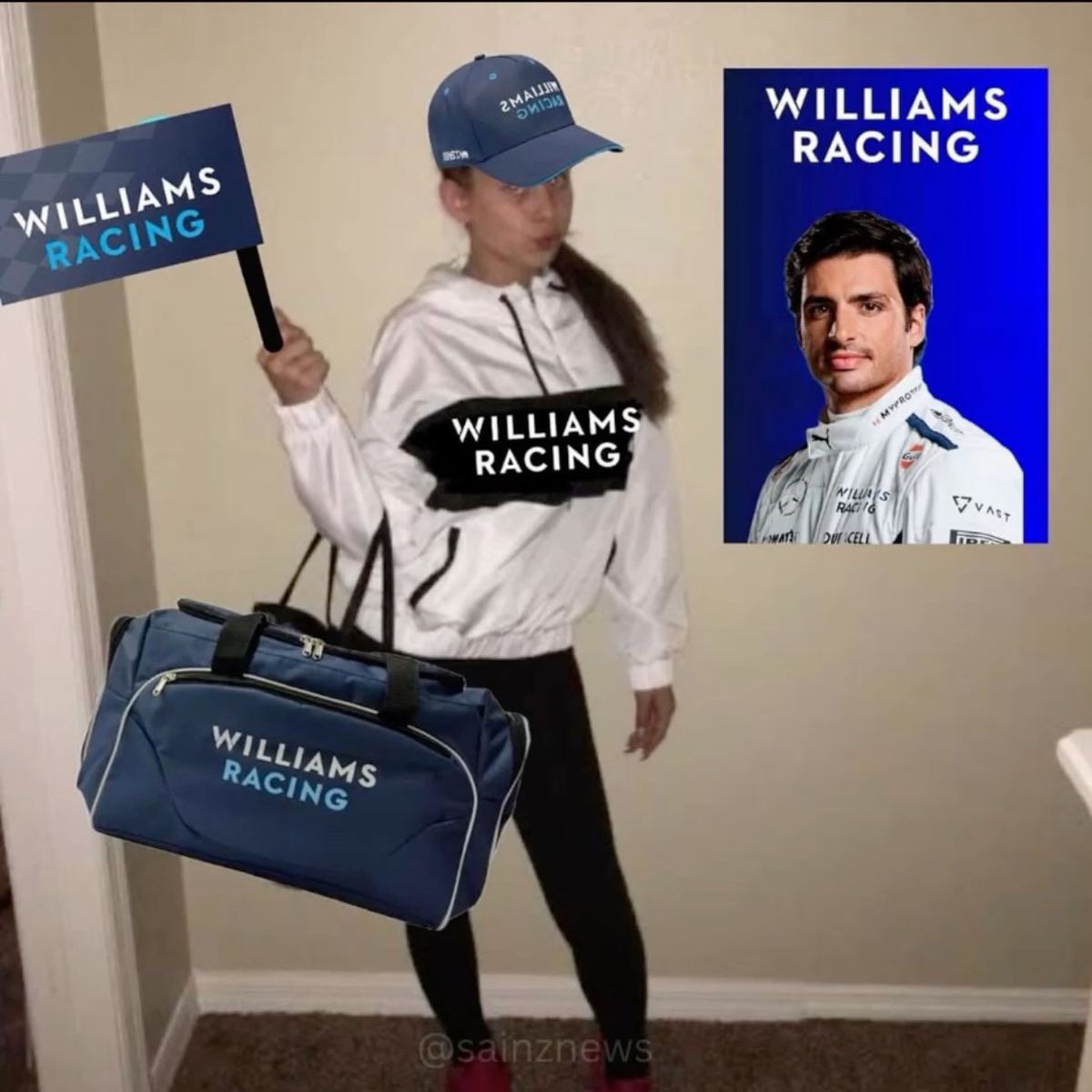 faairykoocs's tweet photo. yo apenas Carlos Sainz esté subido en el Williams https://t.co/JQk7zX3pBy