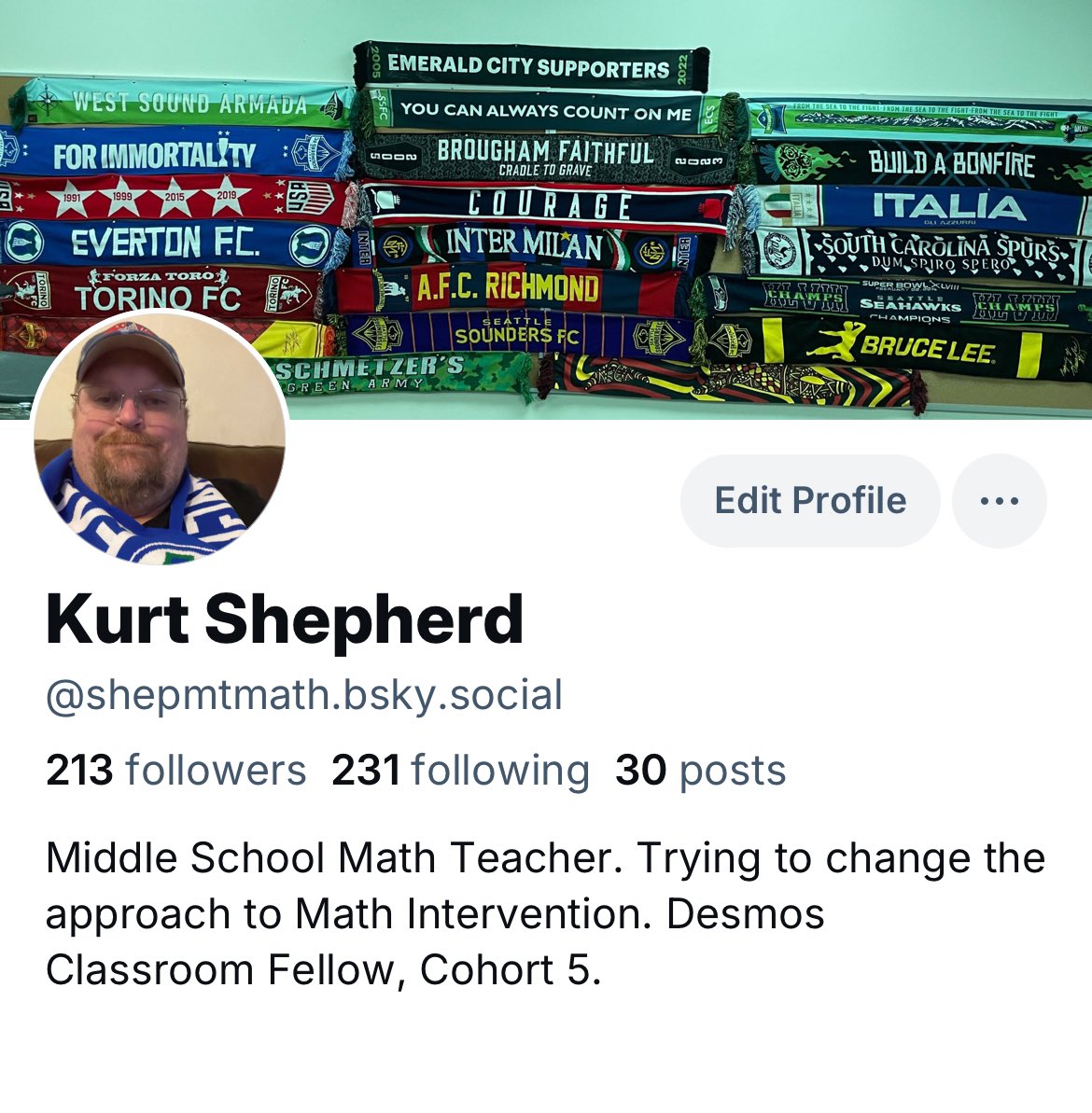 I’m in the process of following the rest of the math community to a better place. Find me where the skies are blue 😁