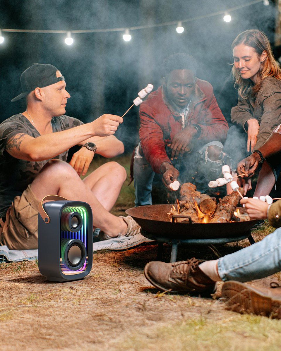 Infinity Speaker + good company = impromptu karaoke around the campfire.

#AutumnGiveaway #speckproducts #gemtones #Speakers #Wireless #bluetoothspeakers