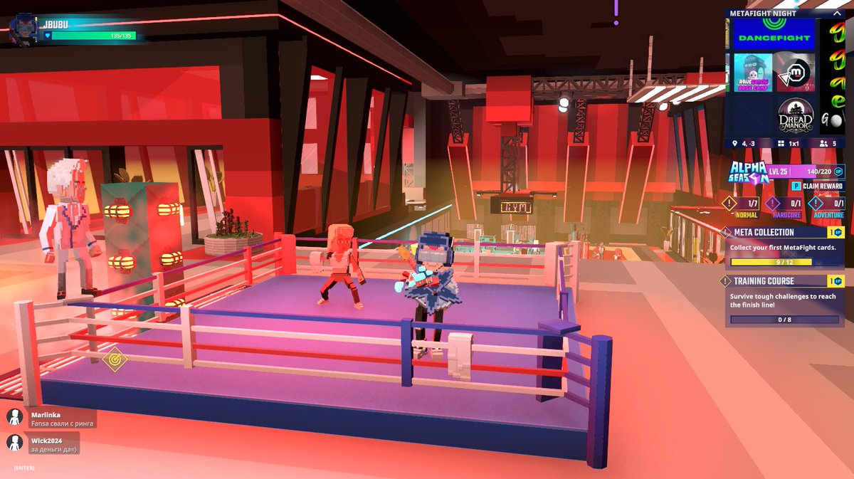 jbubu2jbubu2's tweet photo. Stepping into the @MetaFightOff Arena in @TheSandboxGame. Time to show off my virtual martial arts skills! 🥋💥 https://t.co/7r8IYwJOTn #TheSandbox #AlphaSeason4 #AS4SocialChallenge https://t.co/fZleRaE2xL