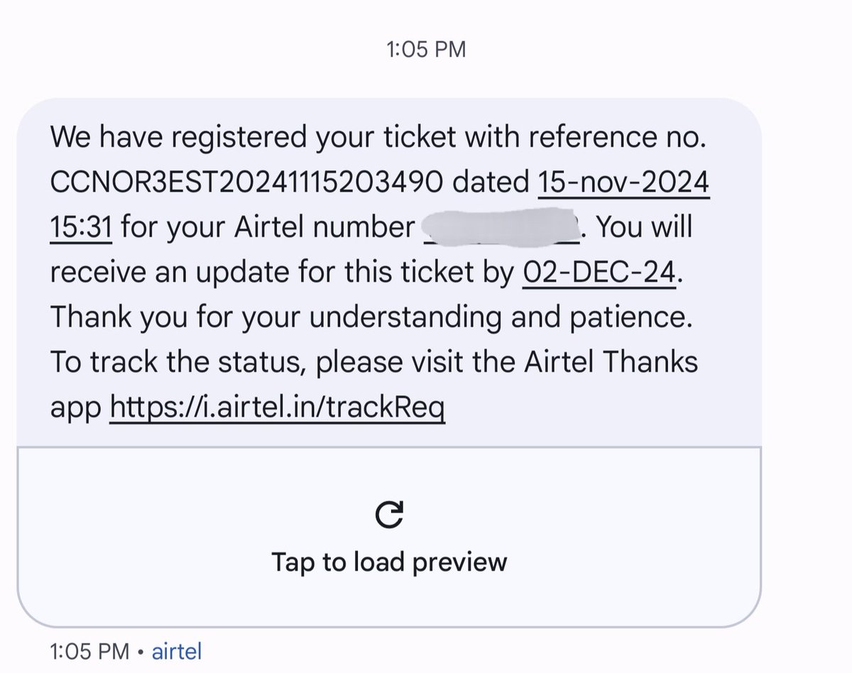 Skynatepro's tweet photo. @Airtel_Presence Resolution by 2nd December? Once the pack is over then resolution??
24x7 support? https://t.co/T5WrYk9z86