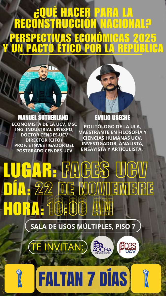Necesario debate con <a href="/Marxiando/">Manuel Sutherland</a> y <a href="/USECHEEMILIO/">Emilio Useche</a> este 22 de noviembre en la UCV