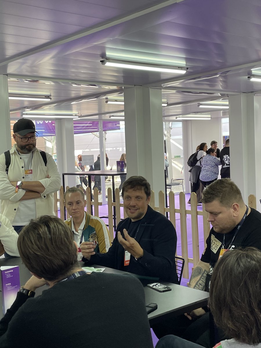 During this year’s <a href="/WebSummit/">Web Summit</a>, I had the chance to mentor some incredible startup founders during #MentorHours 🚀

We dove into the topic of scaling. 
The passion in the room was next-level! Keep pushing, founders!💡