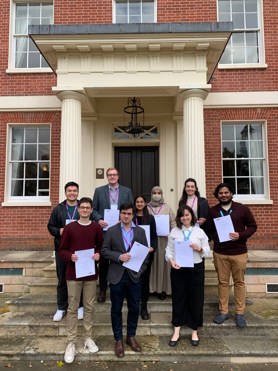 eventsWCS's tweet image. Congratulations to this year&apos;s #GenomeInformatics24 bursary winners, who joined us both in person @HinxtonHall and online from Australia! 🎖️