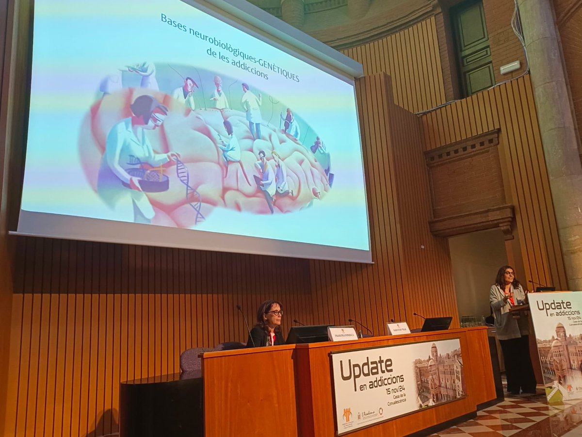 Societat Catalana de Psiquiatria i Salut Mental (@scpism) on Twitter photo La Dra. Mar Fatjó-Vilas ens parla de les Bases Neurobiològiques dels trastorns addictius: la complexa interacció entre gens, ambient i neurodesenvolupament <a href="/MarFatjoVilas/">Mar Fatjó-Vilas</a> <a href="/FrancinaFonseca/">Francina Fonseca</a> <a href="/fidmag_research/">FIDMAG</a> <a href="/hospitaldelmar/">Hospital del Mar</a> La Dra. Mar Fatjó-Vilas ens parla de les Bases Neurobiològiques dels trastorns addictius: la complexa interacció entre gens, ambient i neurodesenvolupament <a href="/MarFatjoVilas/">Mar Fatjó-Vilas</a> <a href="/FrancinaFonseca/">Francina Fonseca</a> <a href="/fidmag_research/">FIDMAG</a> <a href="/hospitaldelmar/">Hospital del Mar</a>