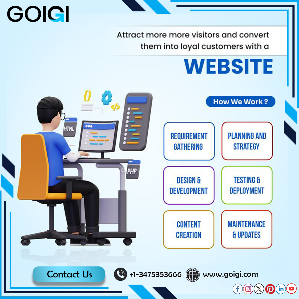 goigiweb's tweet image. GOIGI excels in creating dynamic, user-centric websites that blend aesthetics with high functionality, tailored to elevate your online presence.
Connect with us today @ goigi.com
#websitedevelopment #websitedesign #mobileappdevelopment #appdesign #mobileapp #GOIGI