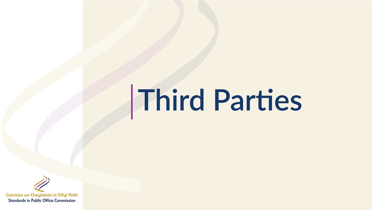 Third Parties are organisations, other than registered political parties, who received €100 or more in donations for political purposes.

See full guidelines for Third Parties here - sipo.ie/en/publication…