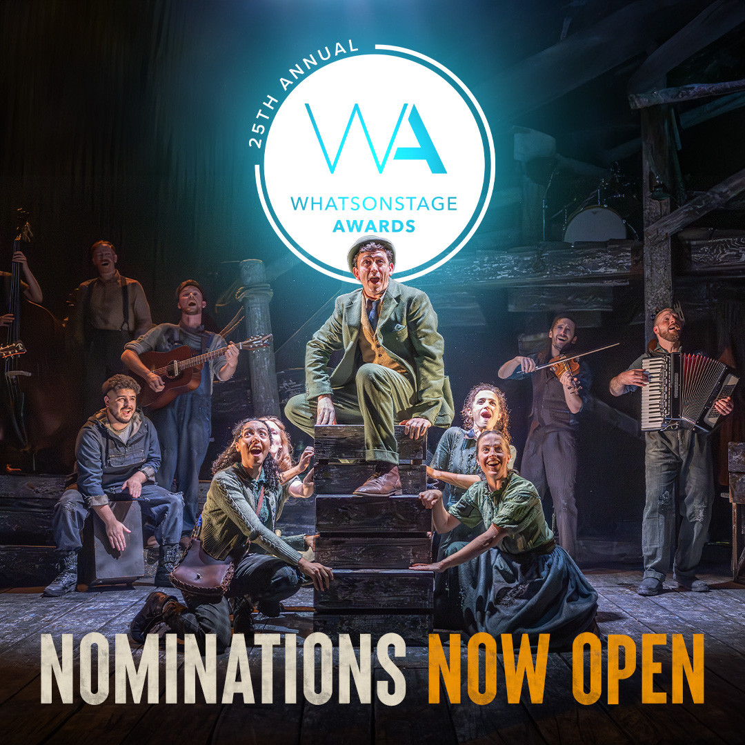 Nominations are NOW OPEN for the 25th annual <a href="/WhatsOnStage/">WhatsOnStage</a> awards! #WOSAwards

⏳ Best New Musical
⏳ Best Performer in a Musical
⏳ Best Supporting Performer in a Musical

Nominate #BenjaminButtonMusical 👉 awards.whatsonstage.com