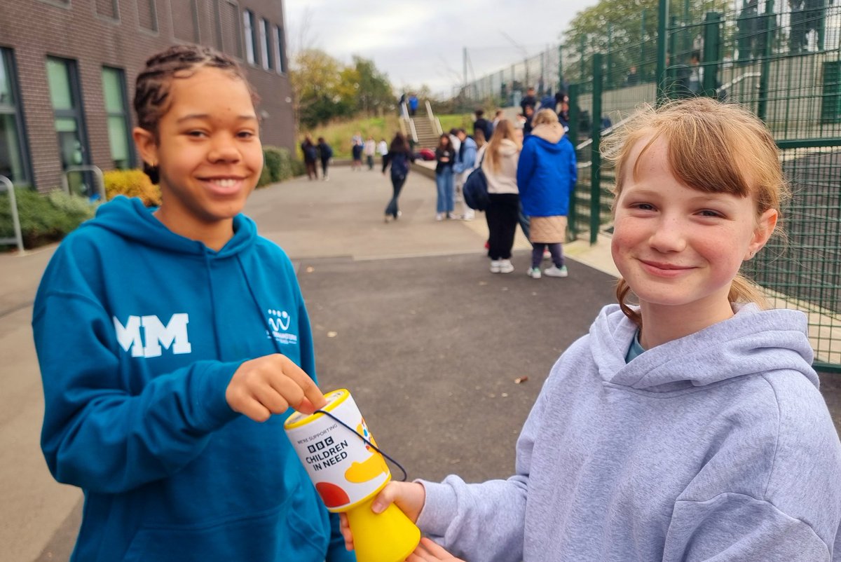 Thank you to everyone who donated to Children in Need on our non-uniform day. Our brilliant house captains did a great job collecting! <a href="/WoodySchool/">Woodmansterne</a> <a href="/Woody_houses/">Woodyhouses</a> <a href="/BBCCiN/">BBC Children in Need</a>
