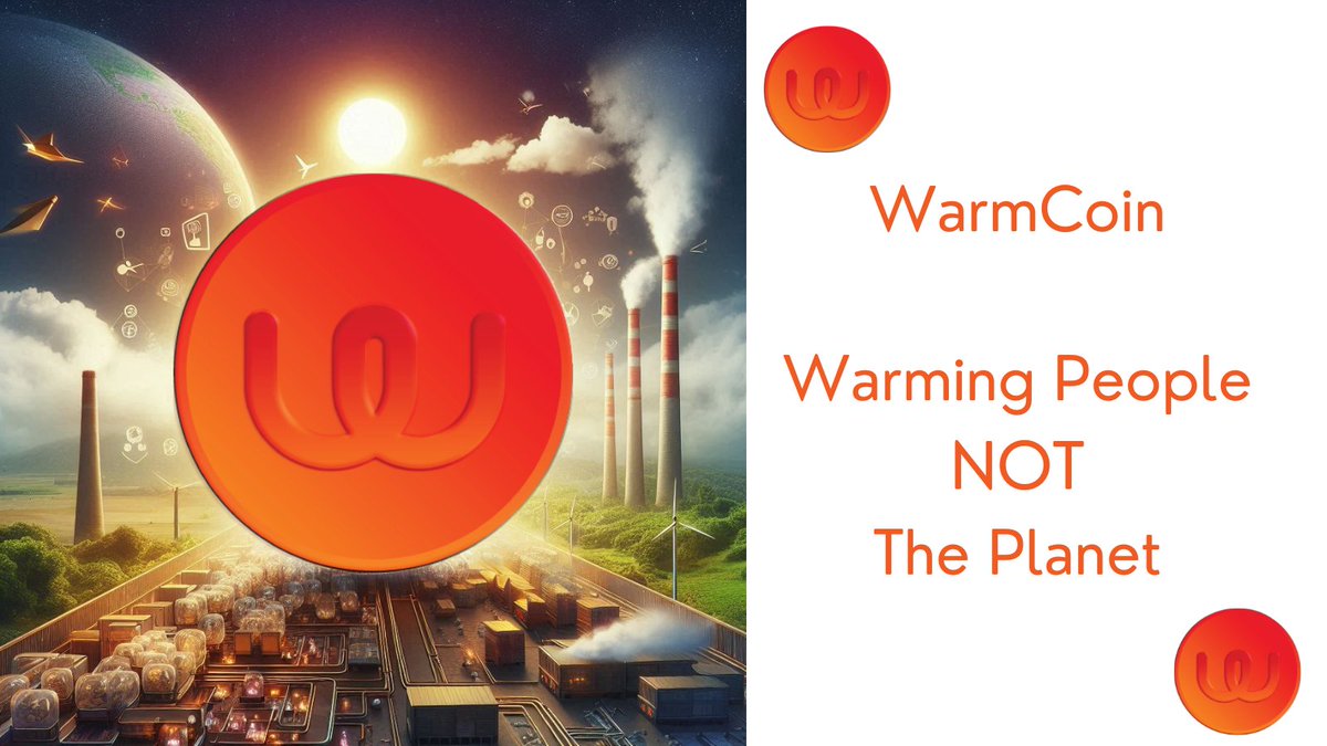 Warm_Coin's tweet photo. Join the revolution with Warmcoin! Embrace transparency, reduce carbon footprint and re-purpose data centre heat into valuable energy. Together lets build a sustainable, prosperous future for future generations. https://t.co/wiavAHnhqP
