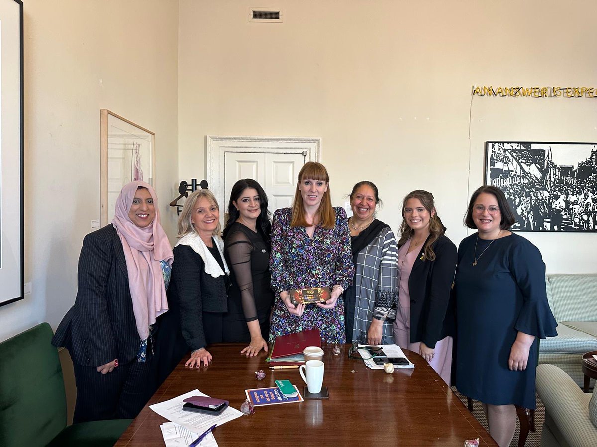 It was a pleasure to meet with Deputy Prime Minister <a href="/AngelaRayner/">Angela Rayner</a> MP, and women from <a href="/nisanashim/">Nisa Nashim</a> to mark #InterFaithWeek 2024. This was an important meeting and I want to thank the DPM for her commitment to stand strong with women from all backgrounds.