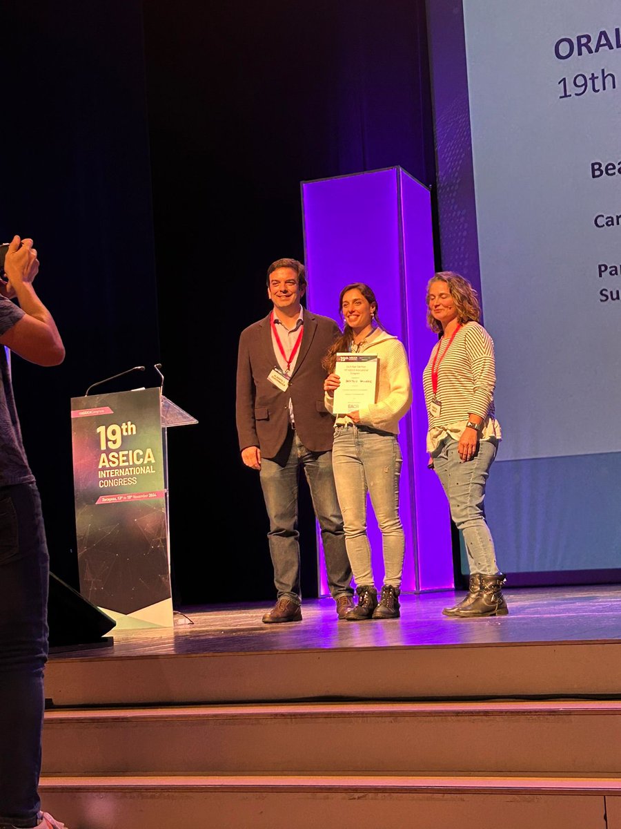BeaSalvaBarbe's tweet image. Very proud to receive the @EACRnews Short talk prize at the 19th @ASEICAnews international Congress! ☺️
@ECSCRI @catherinehgn @CUBiosciences