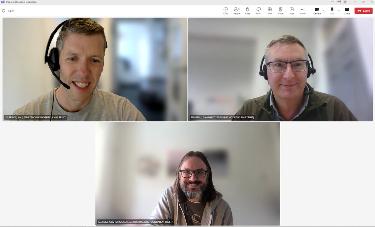 LTHT PLICS and Costing Team (@lthtcostingteam) on Twitter photo It was brilliant to meet Gary from <a href="/KingsCollegeNHS/">King's College NHS</a> this morningš
Nothing better on a #Friday than a geeky chat about the technicalities used to accurately allocate income within #PLICS (š¤) It was brilliant to meet Gary from <a href="/KingsCollegeNHS/">King's College NHS</a> this morningš
Nothing better on a #Friday than a geeky chat about the technicalities used to accurately allocate income within #PLICS (š¤)