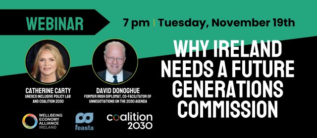 📢Why Ireland Needs a Future Generations Commission

Join the WEALL Ireland Hub Webinar next Tuesday.

📅19th Nov
🕖7pm GMT 
🌍Online 

Register Here: us02web.zoom.us/meeting/regist…