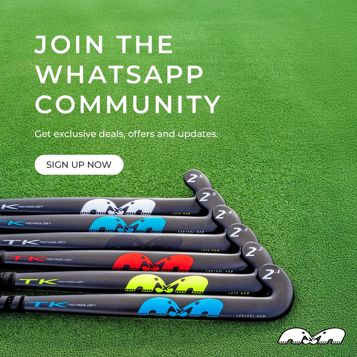 Black Friday is coming! ⚫🏑🐘 

Join our WhatsApp Community to get exclusive deals, offers and updates sent to you directly!

Also for a limited time, sign up and get £10 off when you spend £50! Offer valid on all items, even sale items.  

Sign up now: bit.ly/TK-Hockey-What…