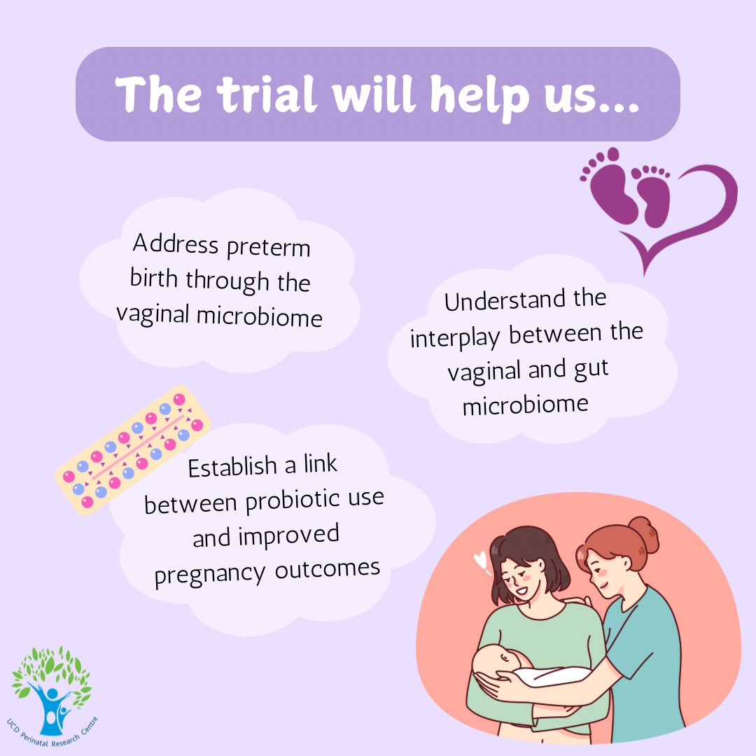 UCD Perinatal Research Centre (@ucdperinatal) on Twitter photo 📣 Exciting research investigating use of a multi strain #lactobacillus #probiotic in altering the vaginal #microbiome in women at high risk of preterm birth 🤰🏼
Huge thank you to all those who have contributed so far!
<a href="/_TheNMH/">The National Maternity Hospital</a> <a href="/ProfFMcAuliffe/">Fionnuala McAuliffe NMH & UCD</a> <a href="/gill_i_amm/">Gillian Corbett</a> <a href="/UCDClinRes/">UCD Clinical Research Centre</a> 📣 Exciting research investigating use of a multi strain #lactobacillus #probiotic in altering the vaginal #microbiome in women at high risk of preterm birth 🤰🏼
Huge thank you to all those who have contributed so far!
<a href="/_TheNMH/">The National Maternity Hospital</a> <a href="/ProfFMcAuliffe/">Fionnuala McAuliffe NMH & UCD</a> <a href="/gill_i_amm/">Gillian Corbett</a> <a href="/UCDClinRes/">UCD Clinical Research Centre</a>
