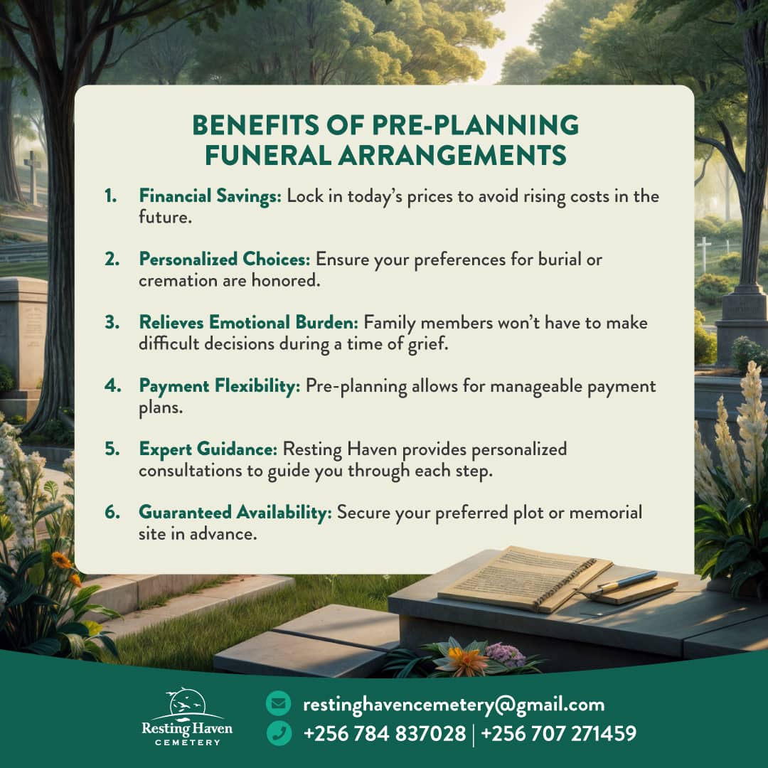 restinghavenug's tweet photo. According to the Financial Sector Deepening FinScope Survey, burial societies were created by communities to address the difficulty that many Ugandans have in paying the large, one-off costs required for funerals. 

#restinghavencemetery #uganda #namboole #fortportal #hoima https://t.co/FVBHJACamW