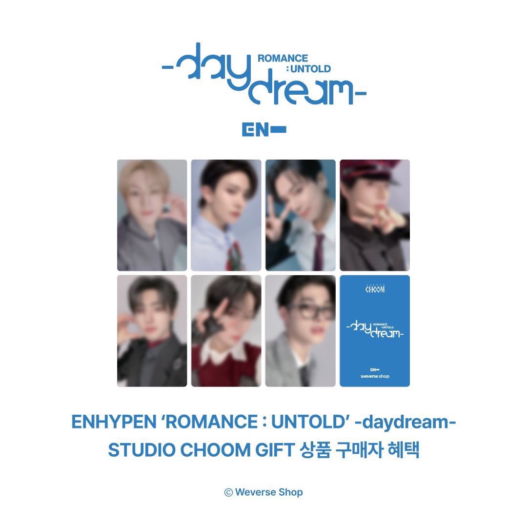 l997ya_'s tweet photo. ENHYPEN ROMANCE : UNTOLD - daydream studio choom gift olive young https://t.co/erUQW6KaGj
