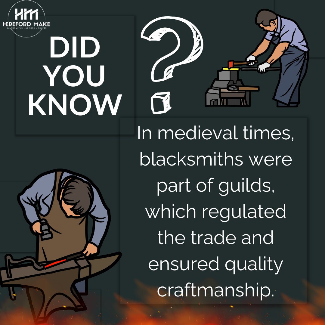 Did you know that in medieval times, blacksmiths were members of guilds, which regulated the trade and ensured quality craftsmanship?  

What would be your guild name if you were creating one?  

Donate: gofund.me/1d3a3566 

#FunFactFriday #ForgeWithPurpose #DonateNow