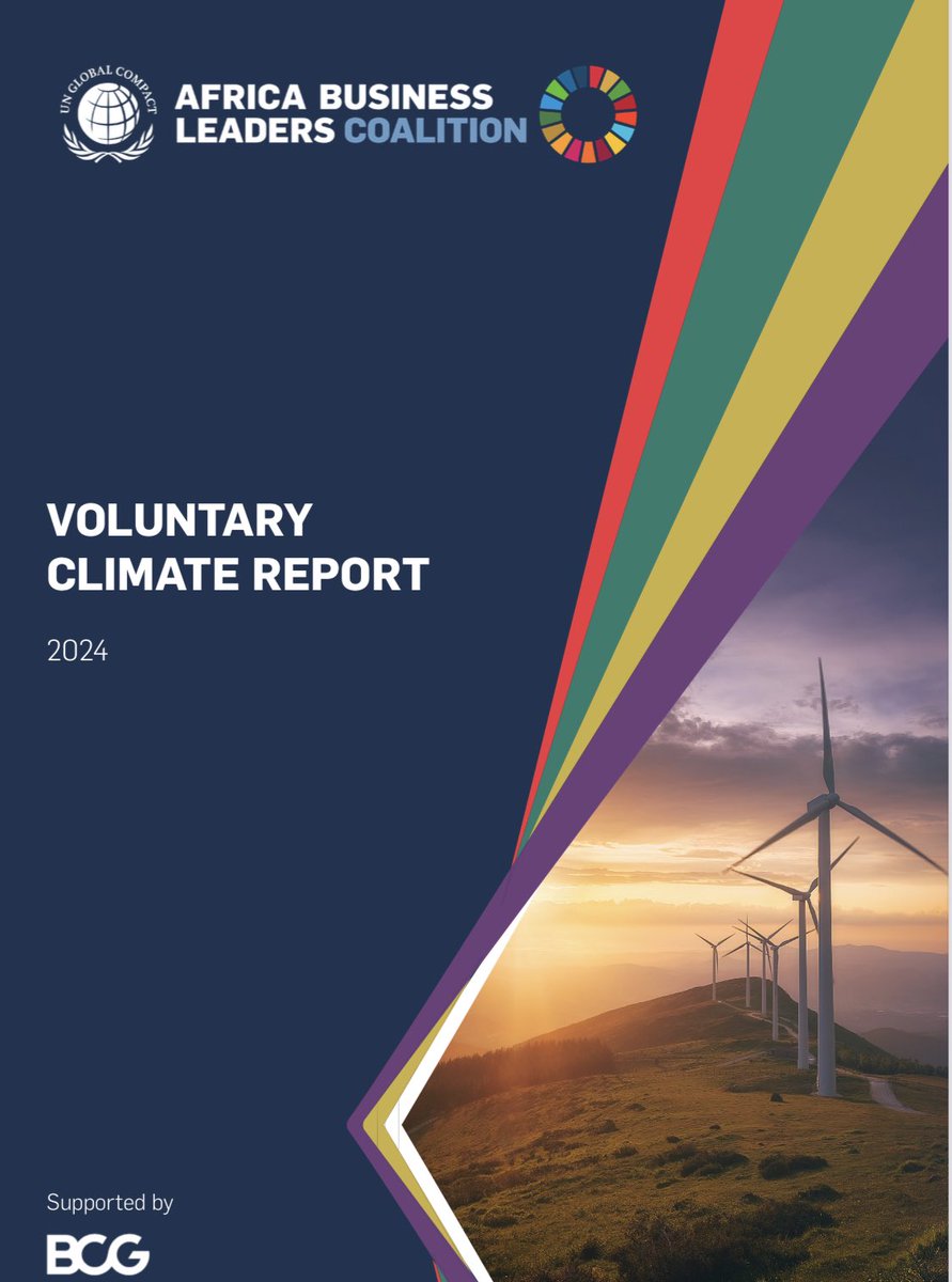 The Africa Business Leaders Coalition (ABLC) made a powerful impact in #Baku with the release of its second annual ABLC Climate Report at #COP29 during UNGC’s #Caring4Climate event. Report linked here: unglobalcompact.org/library/624