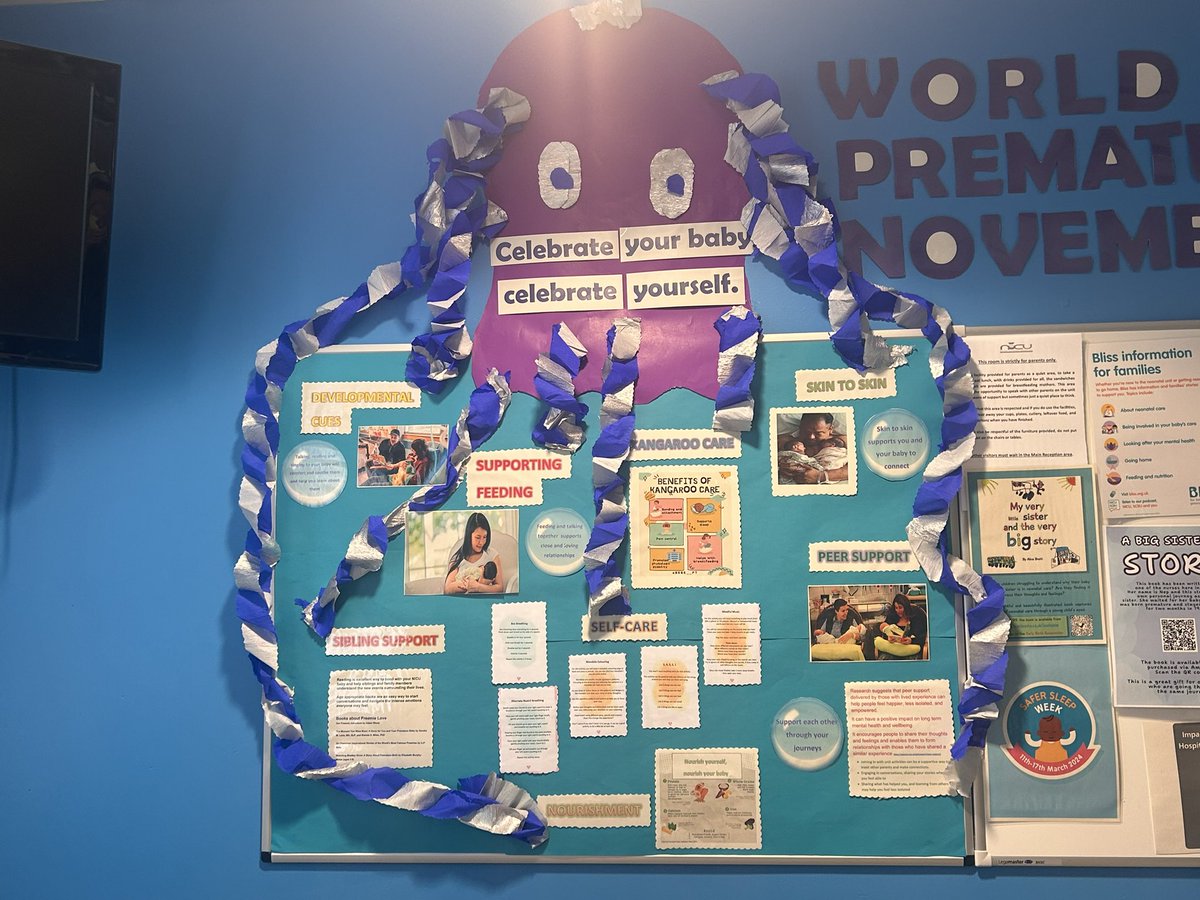 Happy world prematurity day from the babies, parents and staff at RLH 💜🐙