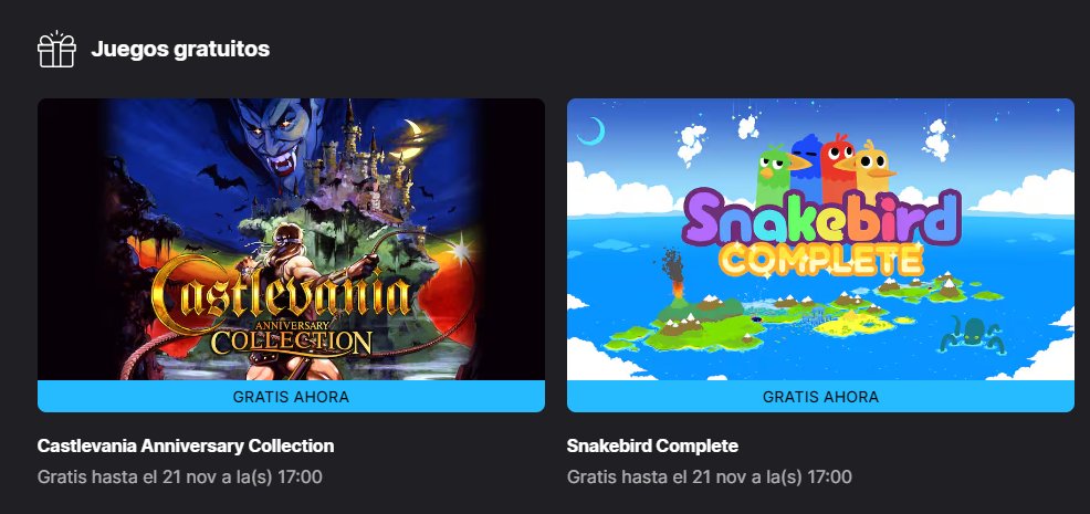 Caotico_almacen's tweet photo. Nuevos juegos disponibles en la Epic Store! Y además son los juegazos de Castlevania, que merecen mucho la pena😋
#castlevania #castlevaniacollection #free #games https://t.co/dFNrwnuSoi