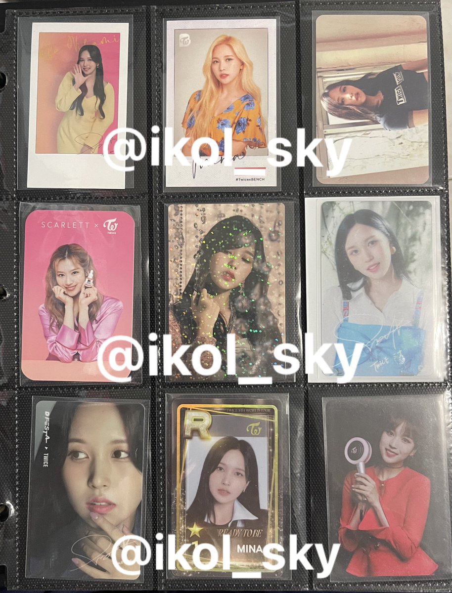 ikol_sky's tweet photo. Anyone’s interested?? Selling at set can look for kahati. 

I Decided to quit collecting anymore 

Pabigay price na lang po ito :))

DM id interested 

#lfb #wts #twice #bcpc #mina #RARE https://t.co/CplB5qVHgl